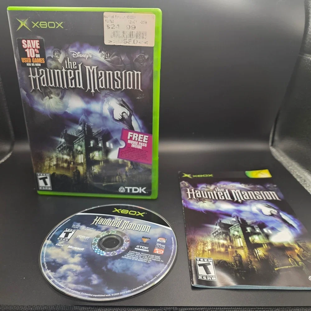 The Haunted Mansion Xbox‎ Disney Video Game CIB